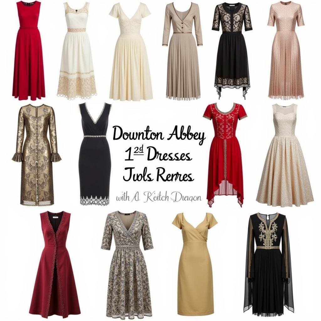 Modern Downton Abbey Inspired Dresses