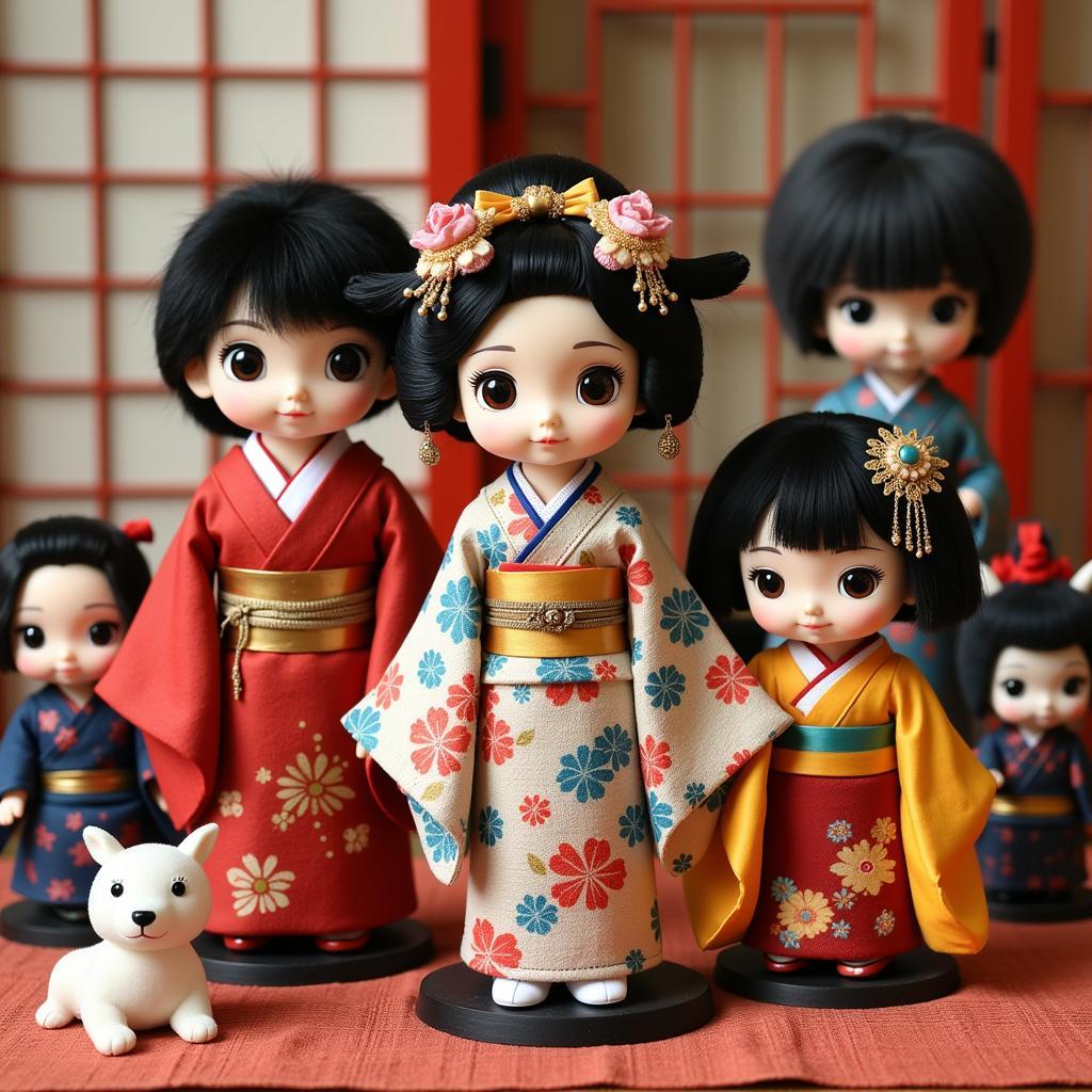 Búp bê Momodolls Phong Cách Truyền Thống