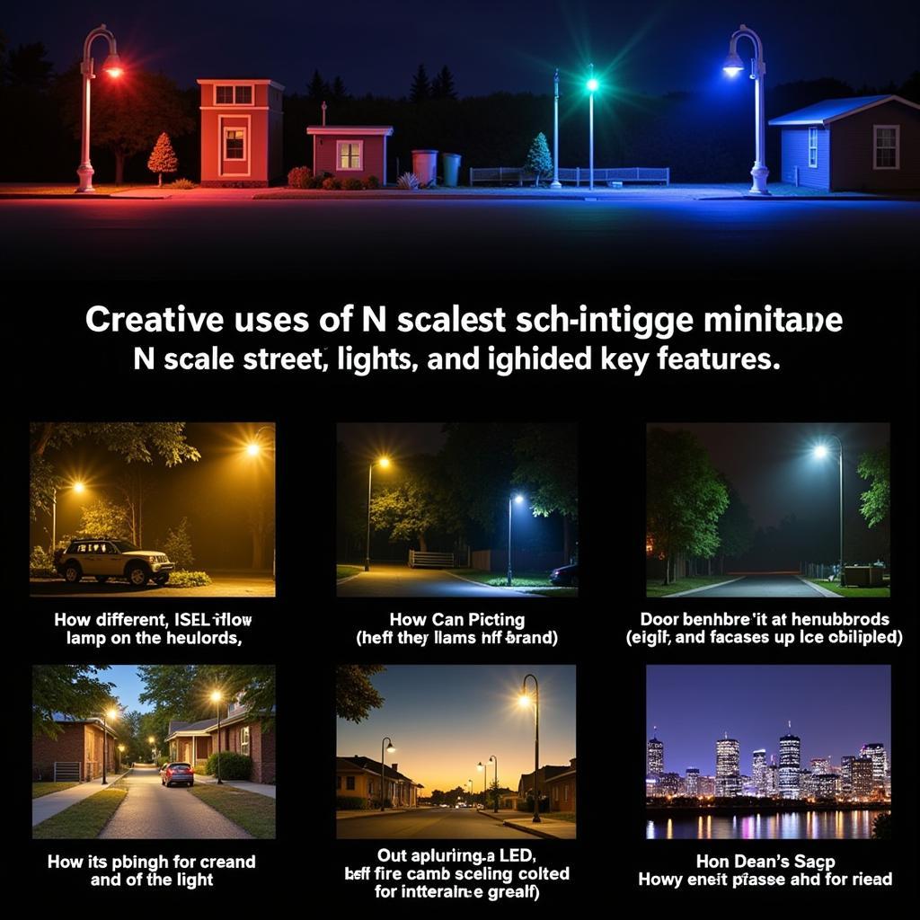 Creative Uses of N Scale Street Lamps