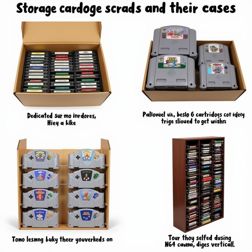 N64 Cartridge Case Storage Solutions