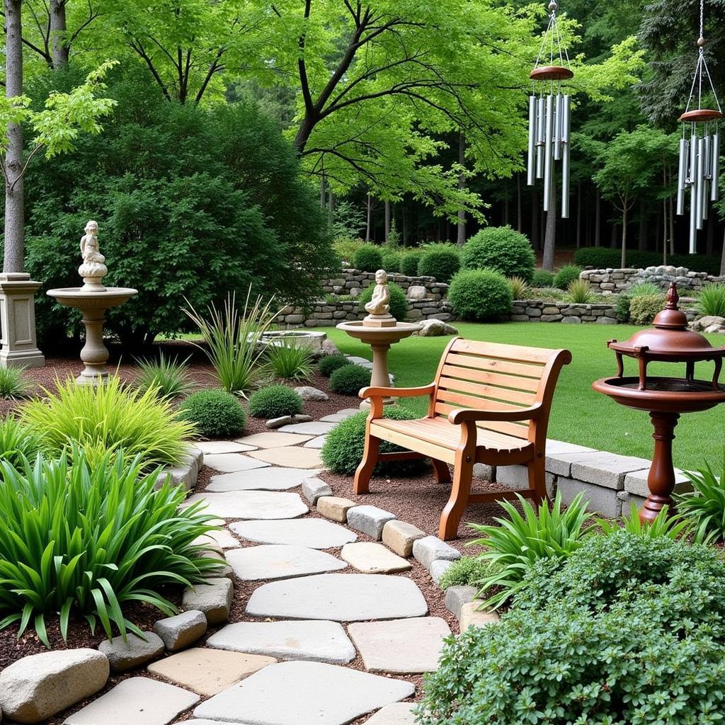 Home and Garden Art: A Tranquil Garden Setting