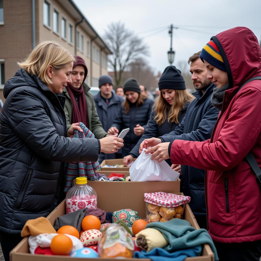 Người dân ủng hộ Ukraine