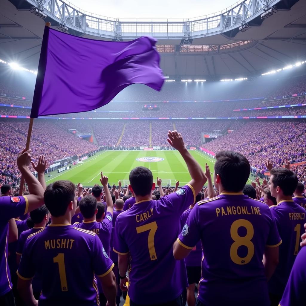 Purple Pride: Fans in the Stands