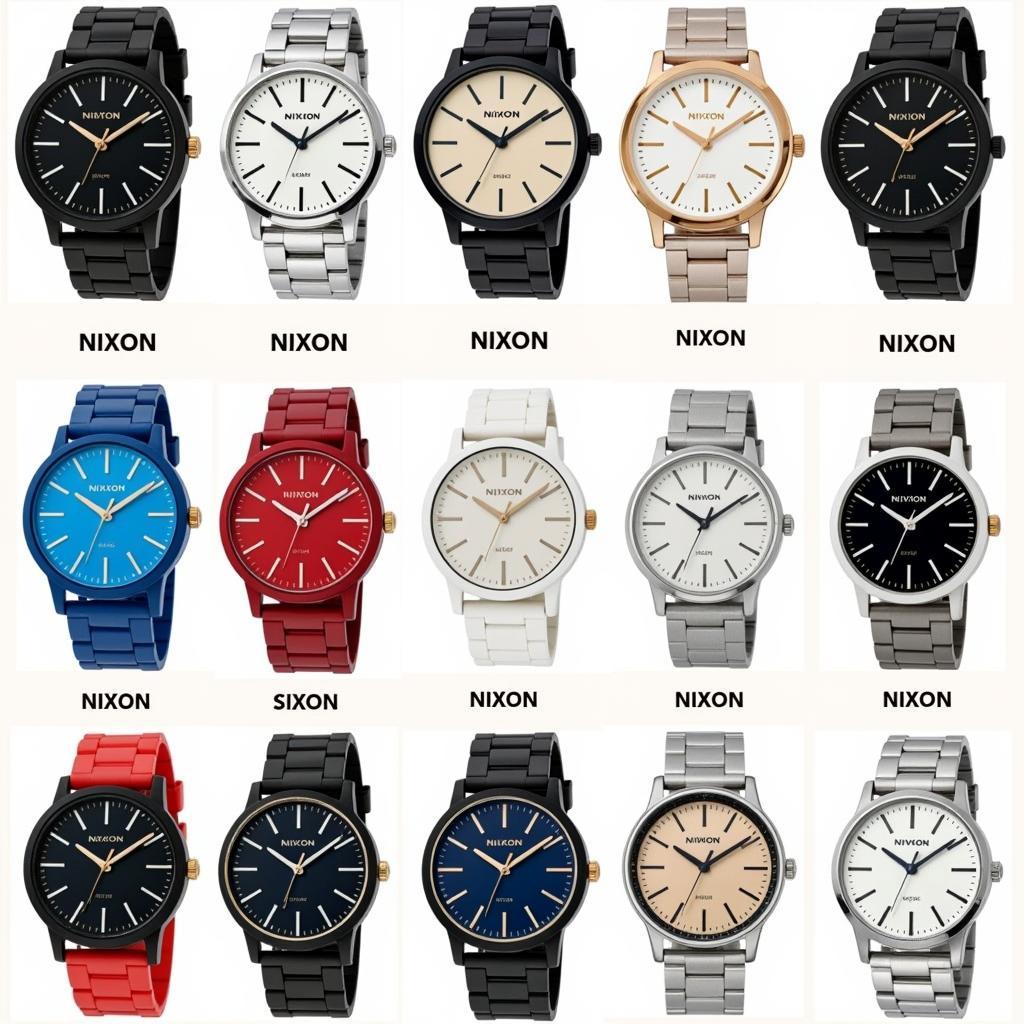 Nixon The Cannon Watch Style Variations