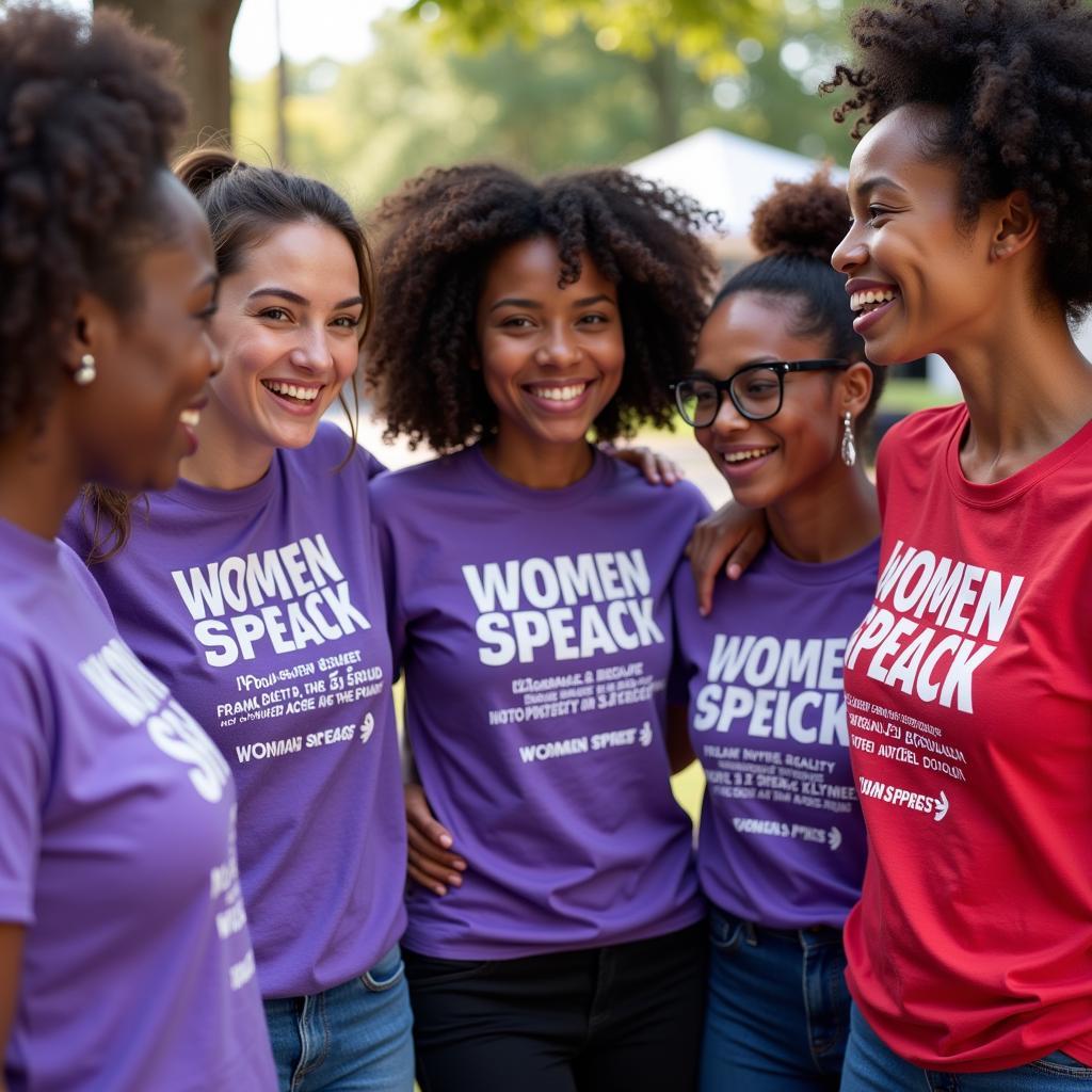 Women Speak T-shirts: Amplifying Voices for Change