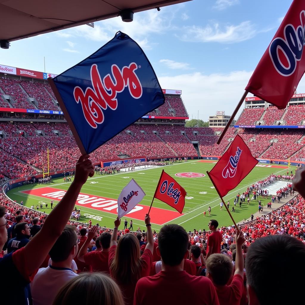 Cờ thể thao Ole Miss