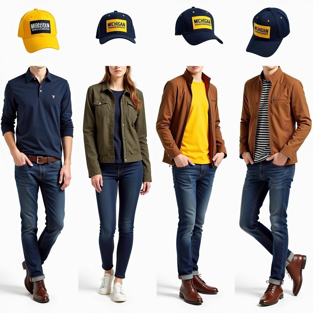 Cách Phối Đồ Với Michigan Fitted Cap