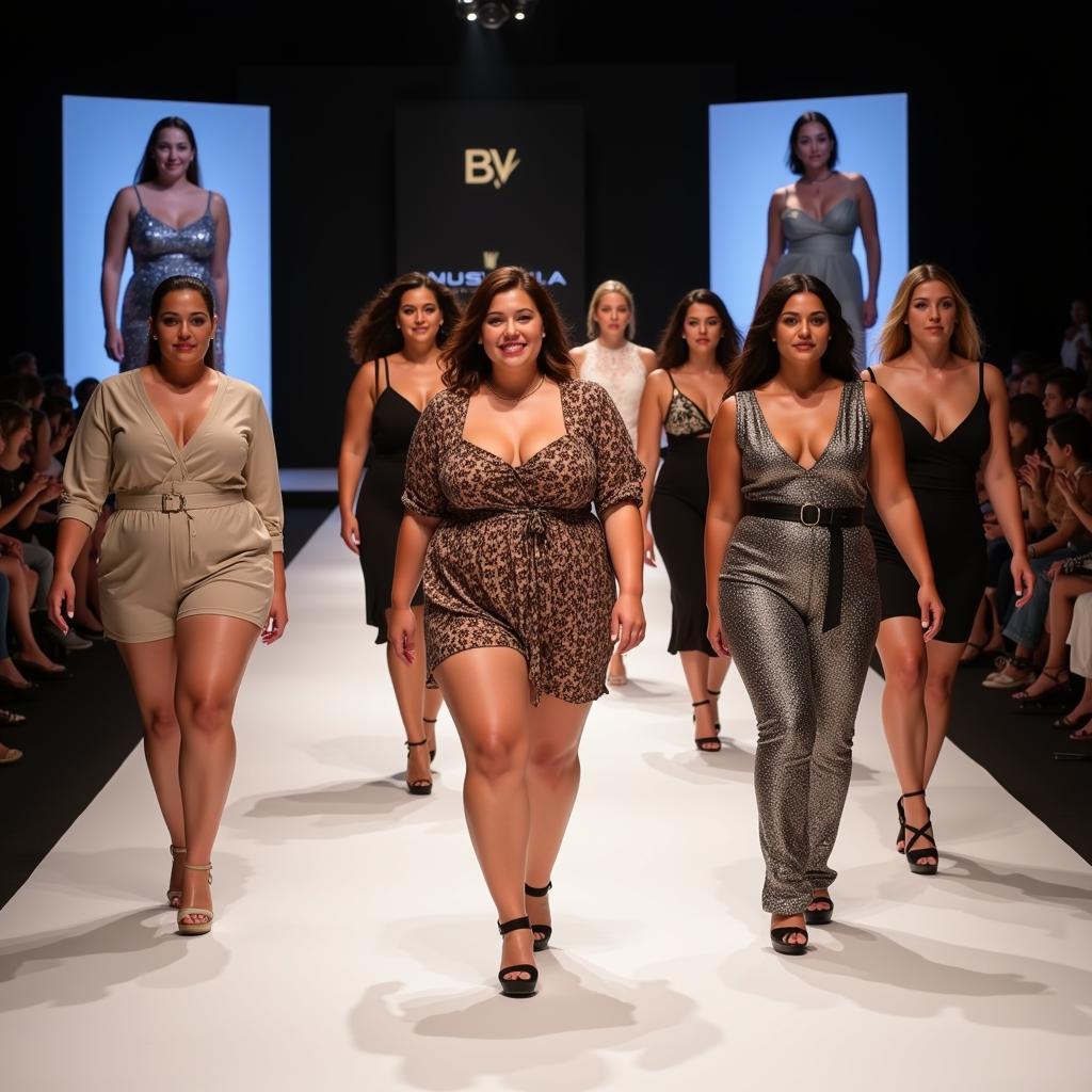 Plus Size Models from Australia on the Runway