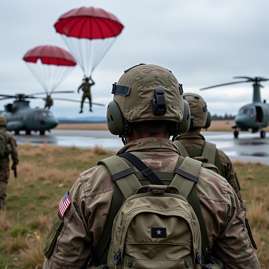 Quá trình huấn luyện Canadian Airborne Wings