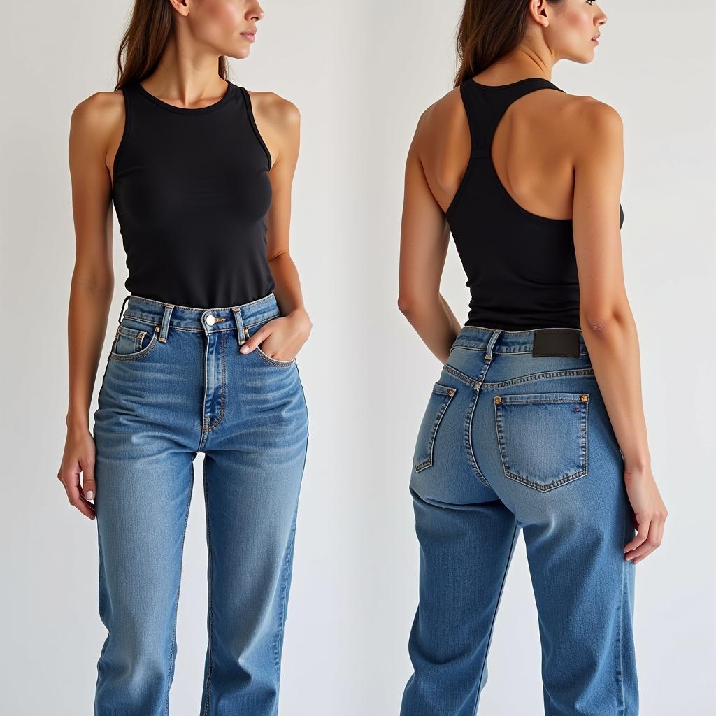 Quần jeans Colombia tôn dáng