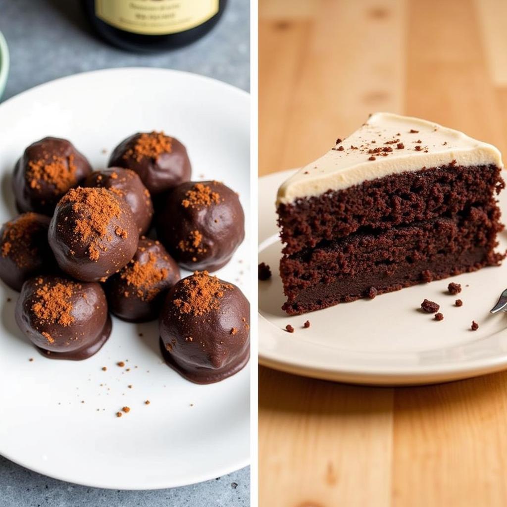 Quinn's Irish Cream in Desserts: Truffles and Cake