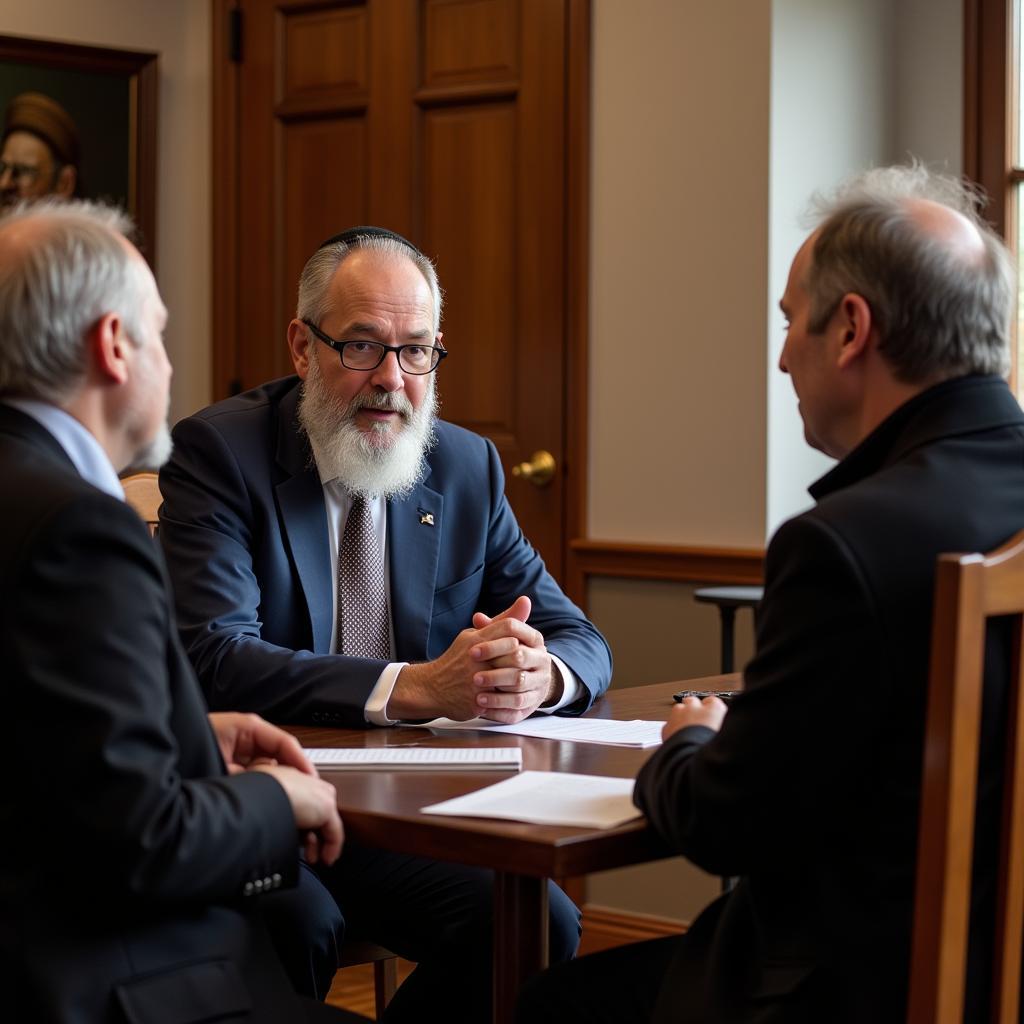 Rabbi Will Hall Participating in Interfaith Dialogue