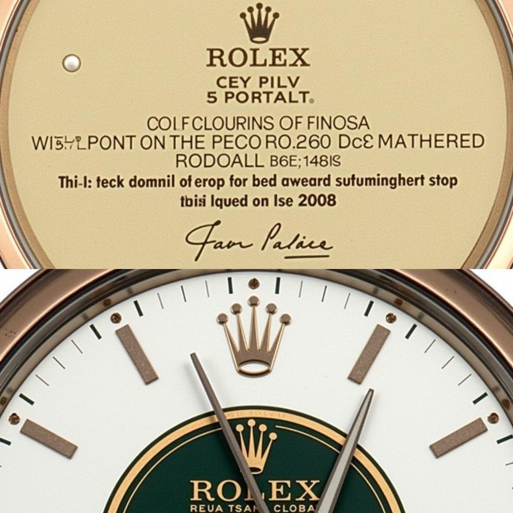 Rolex Golf Course Clock: Authentication Guide