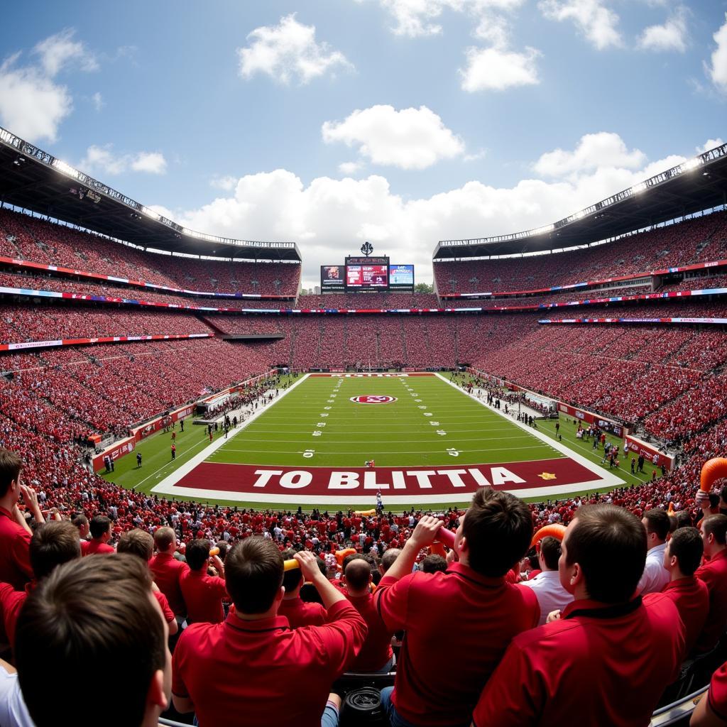 Roots Horn at Football Stadium