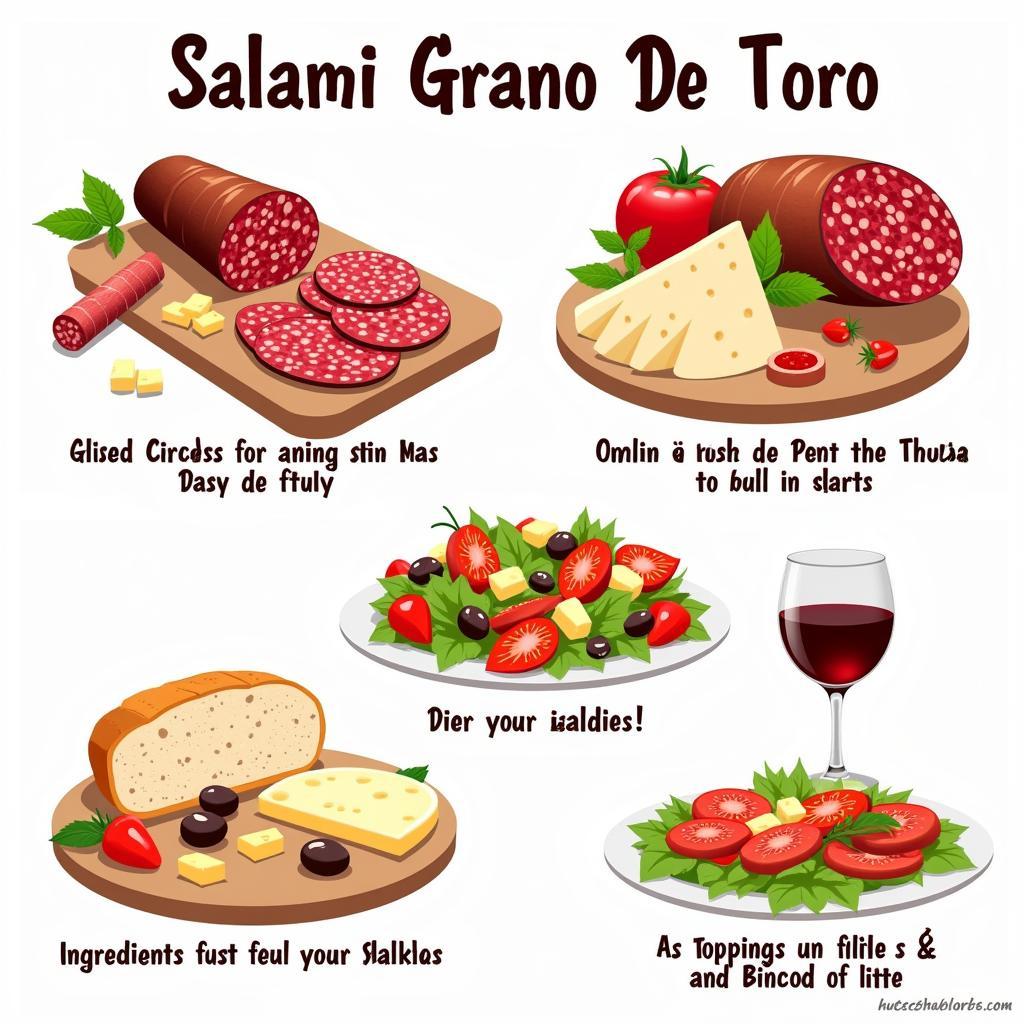 Cách thưởng thức Salami Grano de Toro