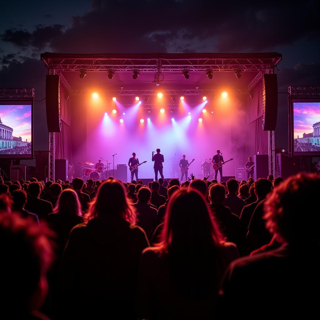 Main Stage at Glacier Valley Music Festival