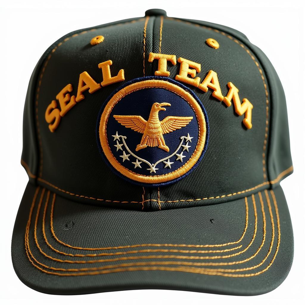 Hình ảnh cận cảnh chiếc mũ Seal Team