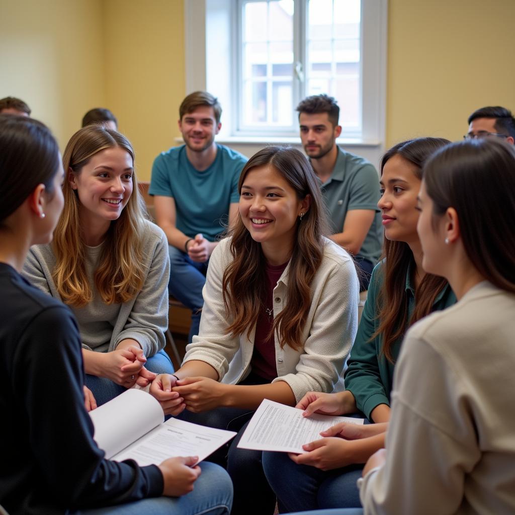 Students Discussing Sexual Health