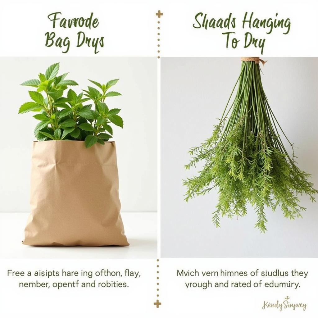 Comparison of drying methods: paper bag vs hanging