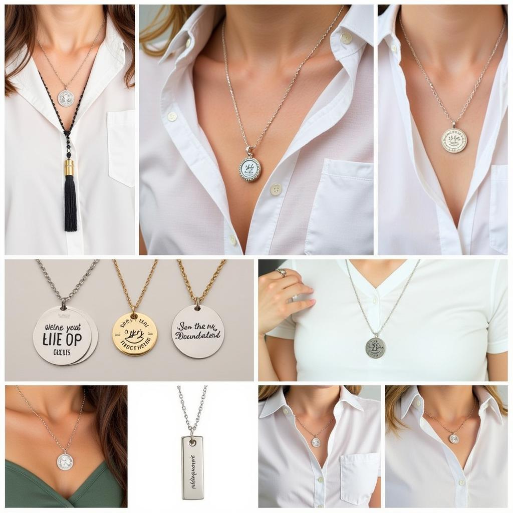 Son and Daughter Necklace: Thiết kế đa dạng