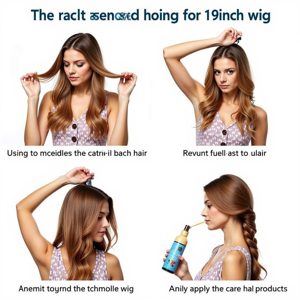 Styling tips for a 19 inch wig