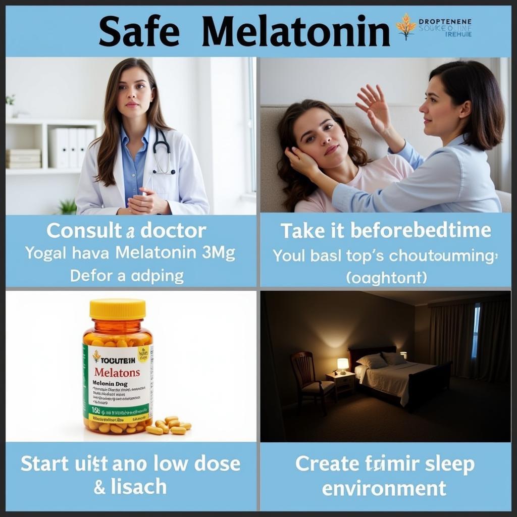 Sử dụng melatonin 3mg an toàn