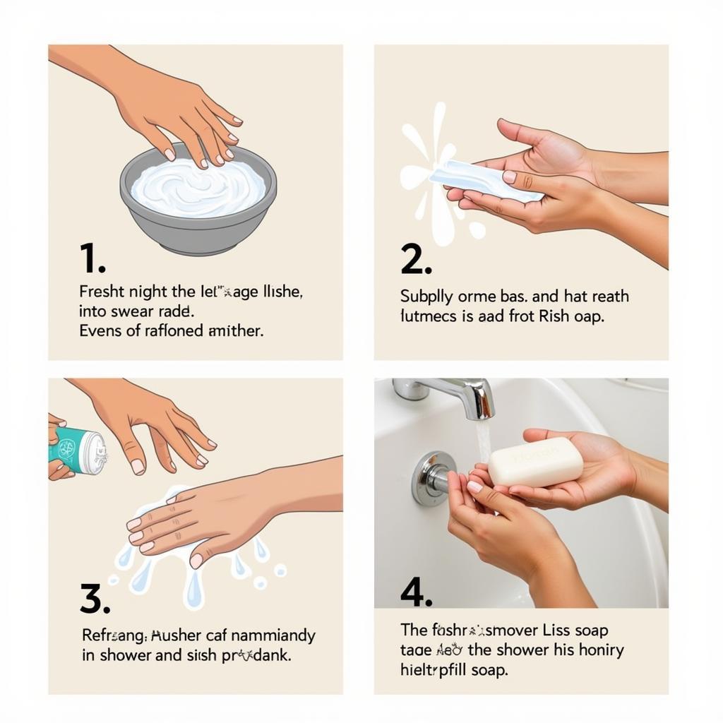 Sử dụng xà phòng Haji Soap