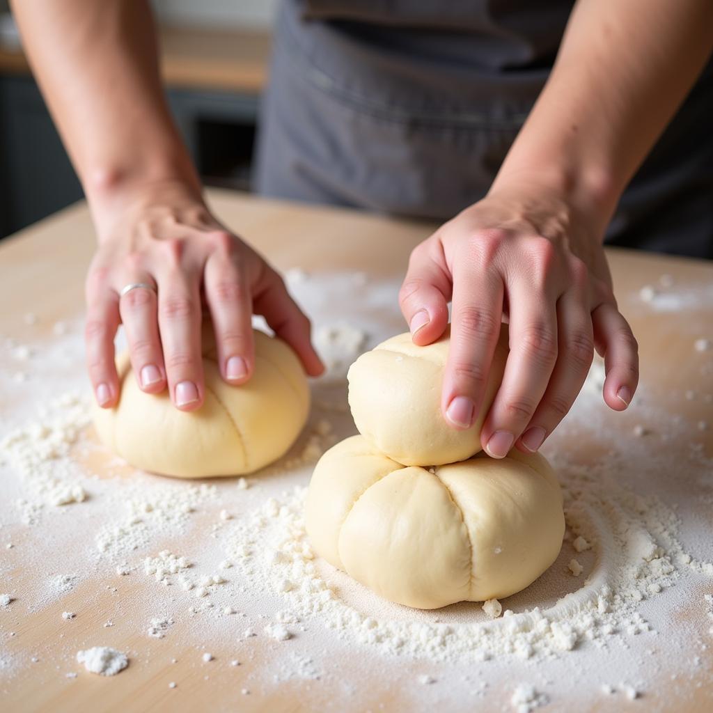 Tạo hình bánh mì sourdough cardamom