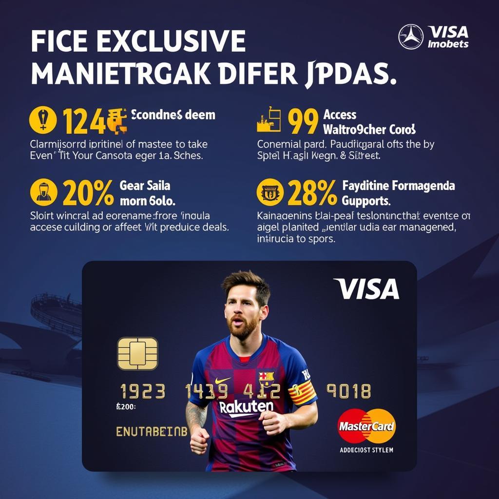 Thẻ Master Card Messi với nhiều ưu đãi hấp dẫn