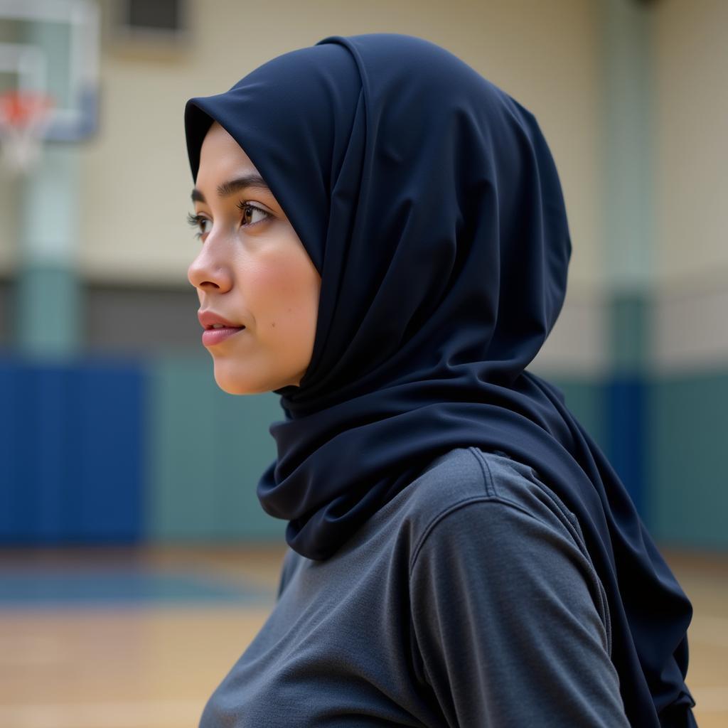 Thiết kế sport hijab hiện đại