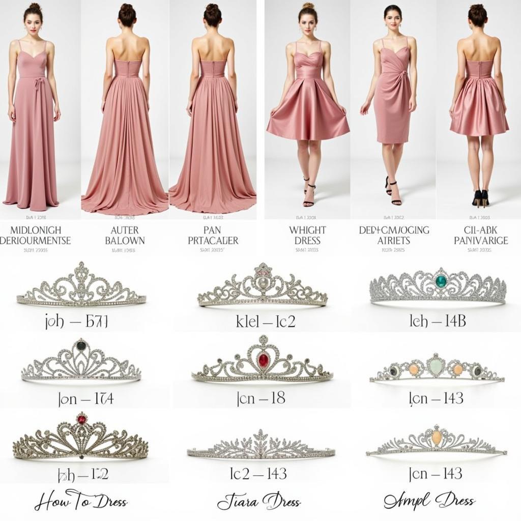 Sweet 16 Tiara and Dress Combinations