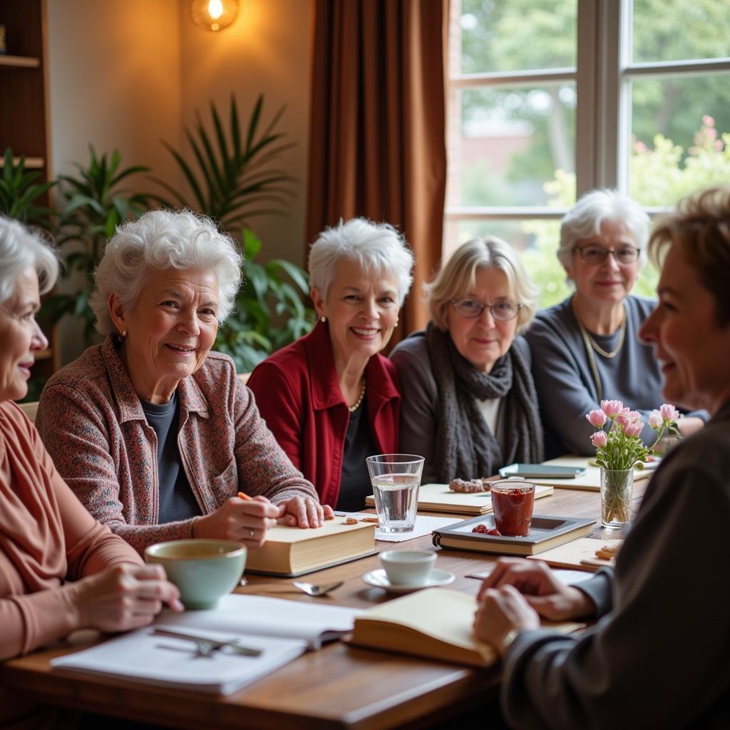 Finding a partner for women over 60 through social activities