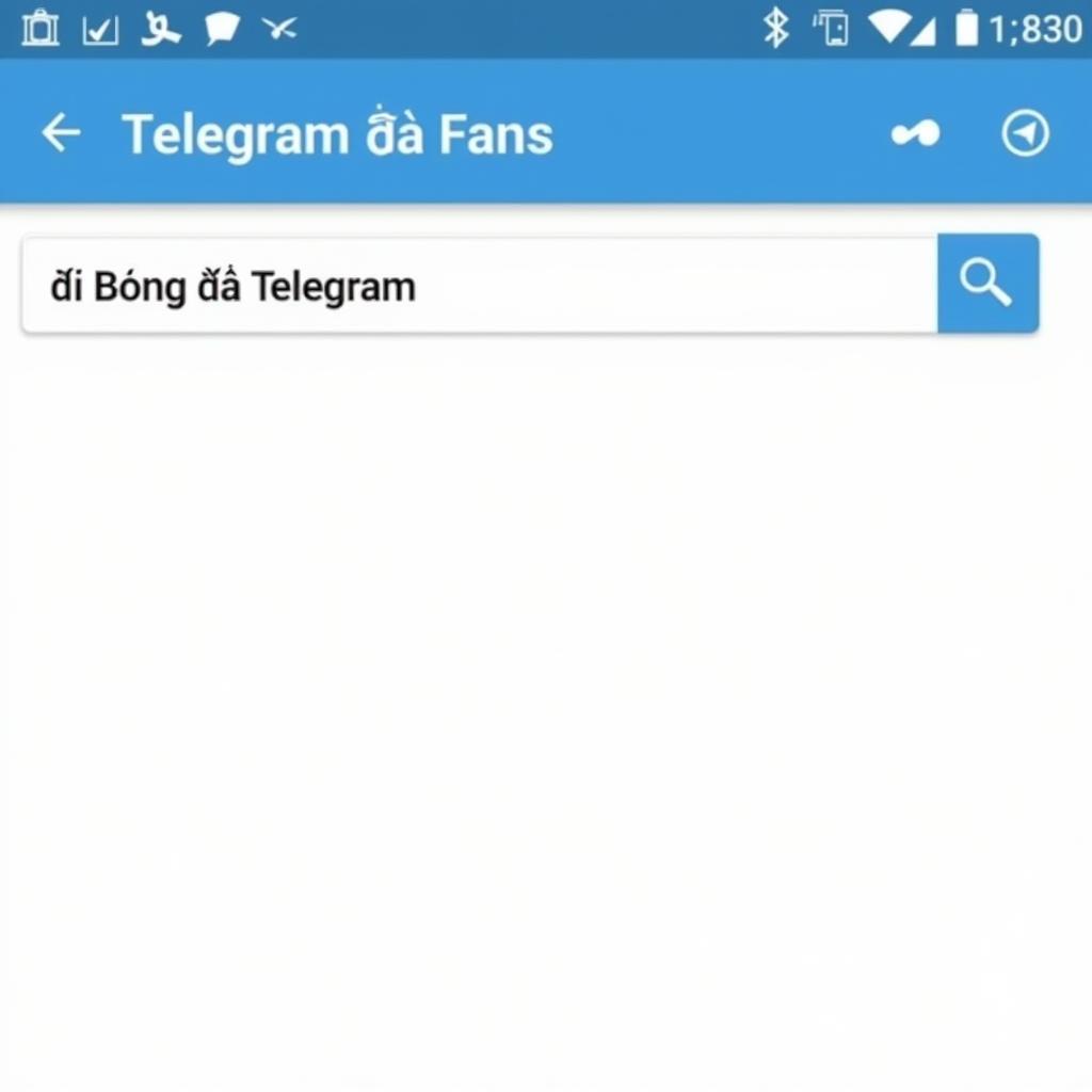 Tìm kiếm nhóm Telegram "Đội Bóng Đá"