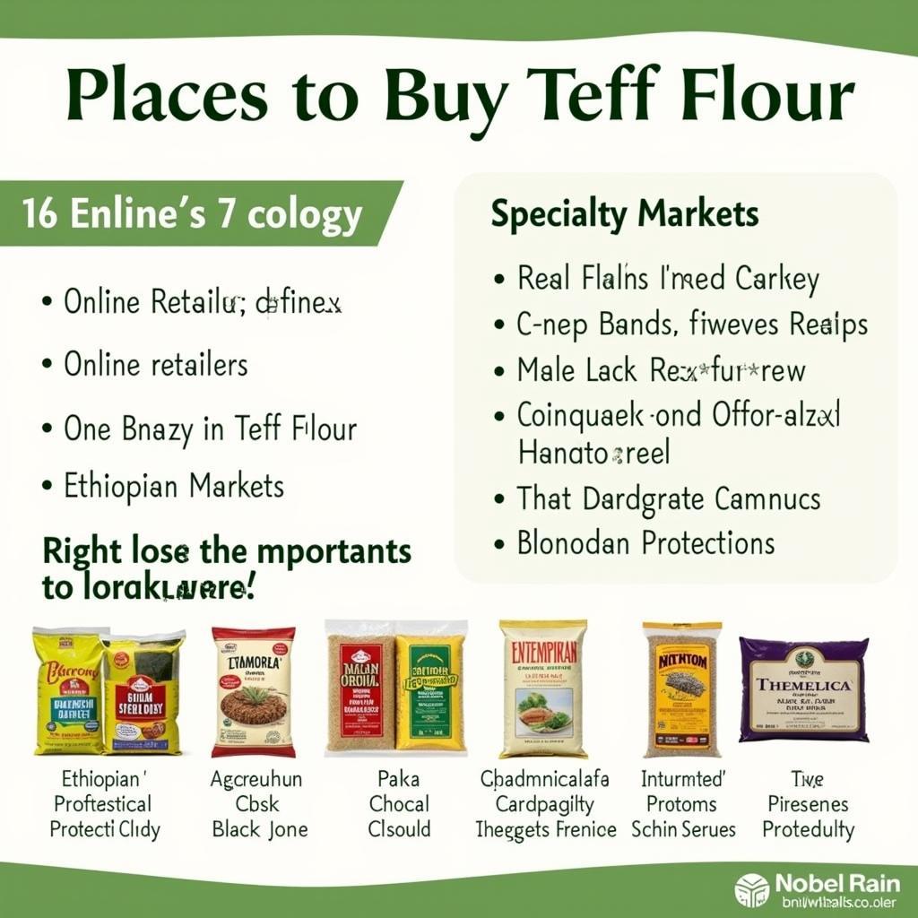 Finding Reputable Sellers of Ethiopian Teff Flour