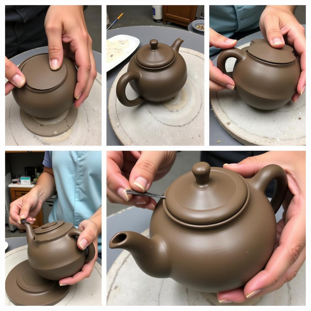 Tony Carter Teapot Making Process