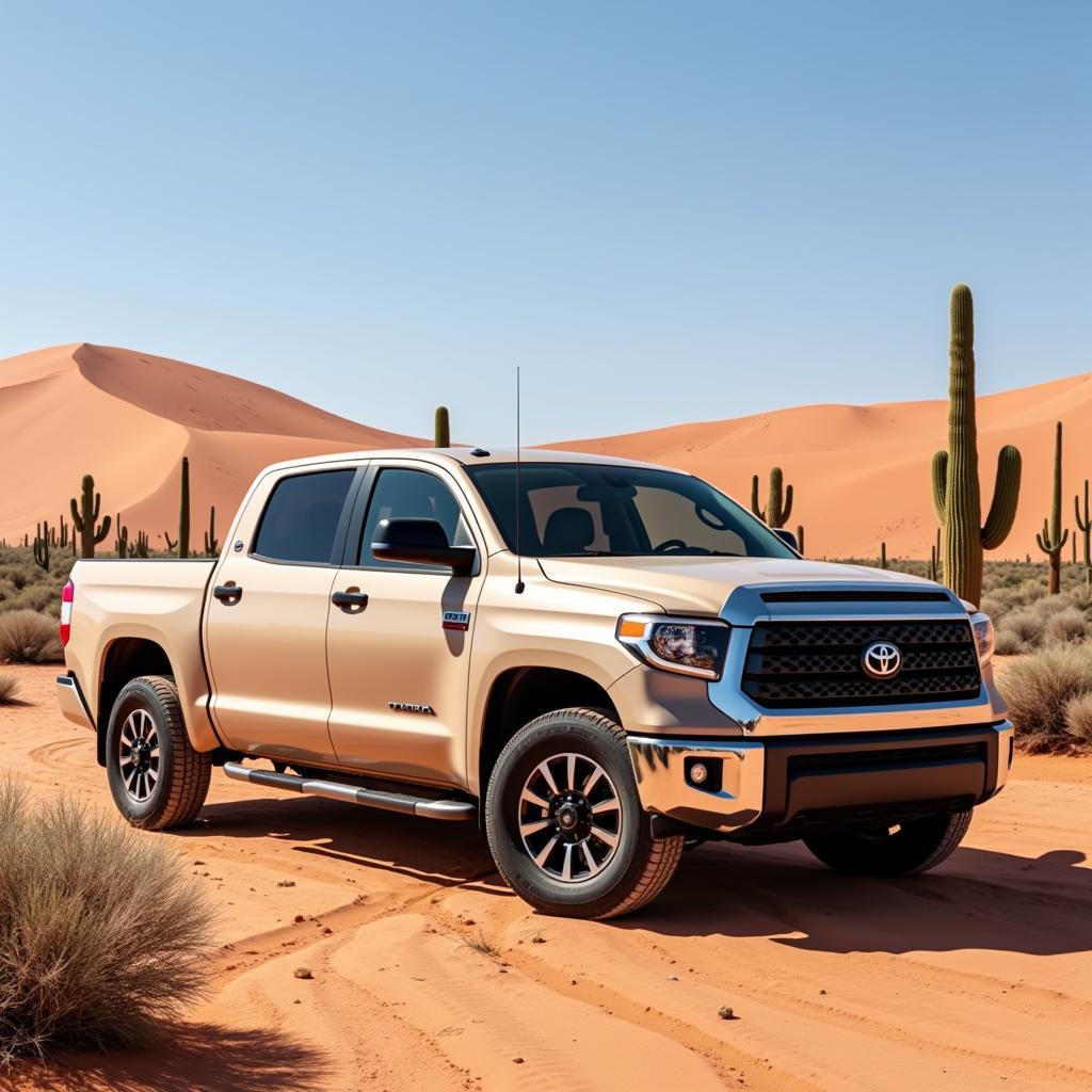 Toyota Tundra Desert Sand in Desert