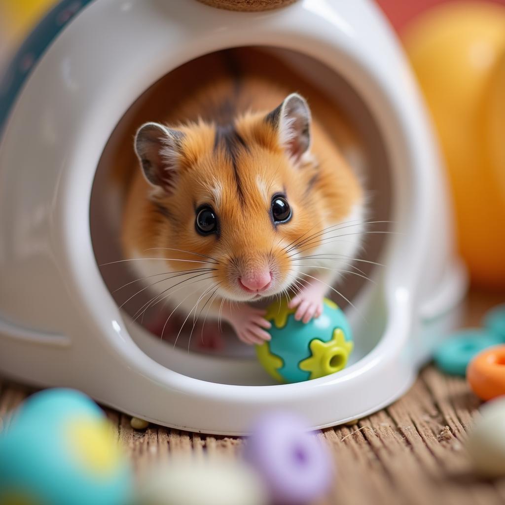 Huấn luyện hamster cho cuộc đua