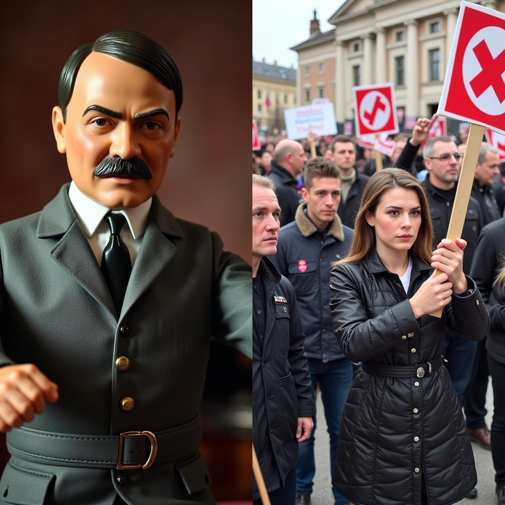 Tranh cãi về mô hình Hitler Action Figure