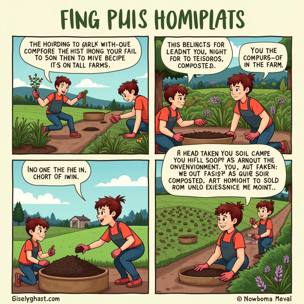 Farm Lessons Comic and Sustainable Practices