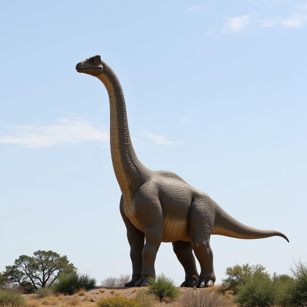 Tượng khủng long Brachiosaurus kích thước lớn