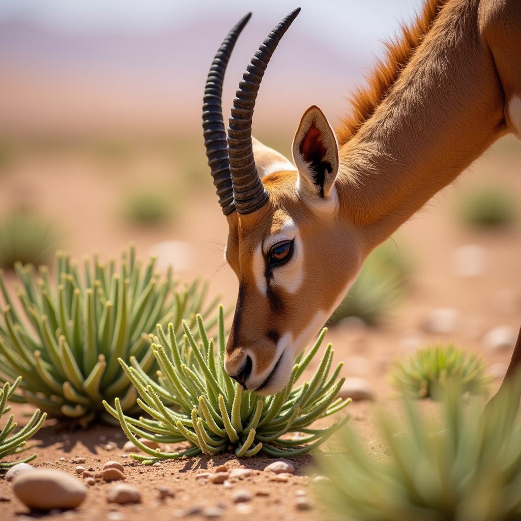 Hệ động thực vật sa mạc Turkmenistan.