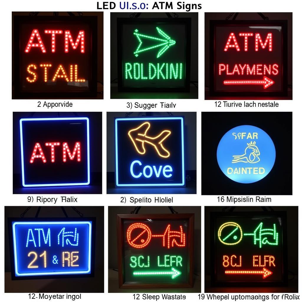 Different Types of LED ATM Signs