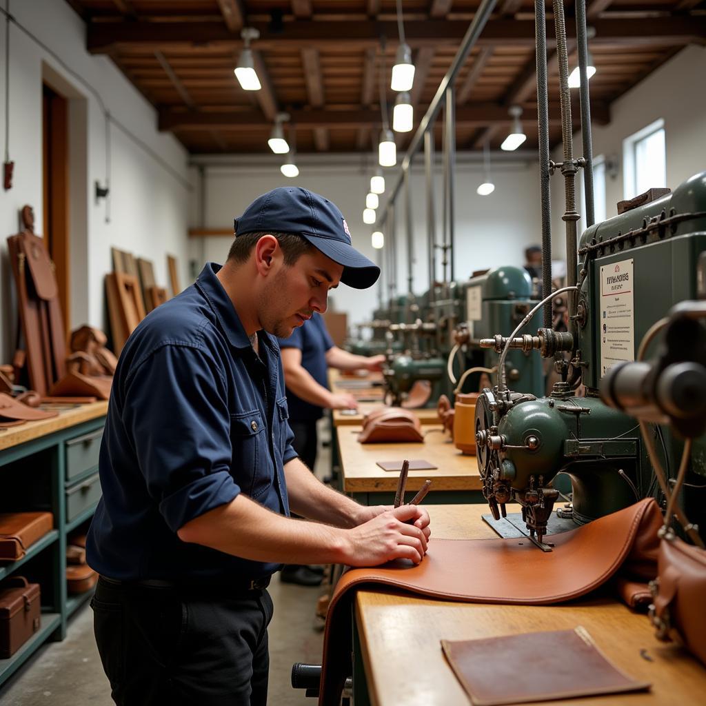 Ubrique Leather Factory - Modern Technology