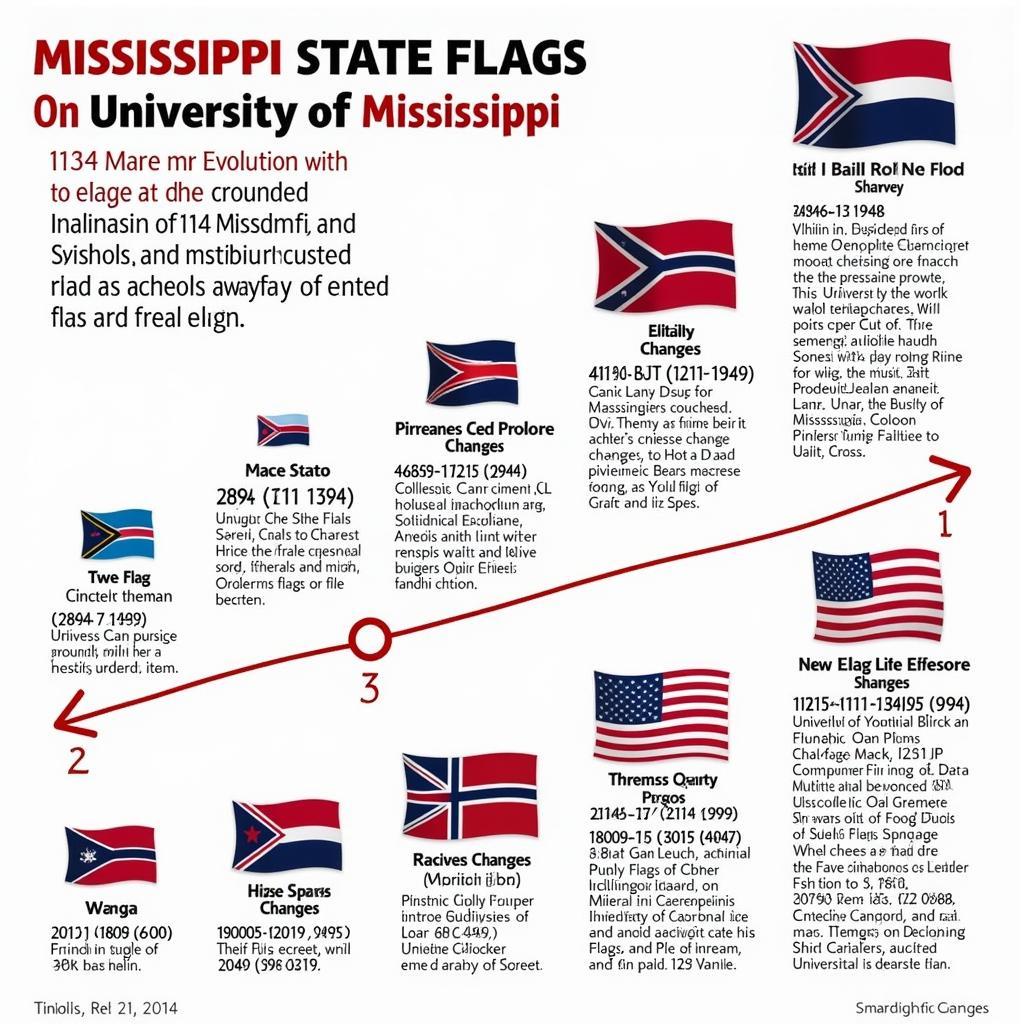 Lịch sử phát triển cờ Đại học Mississippi