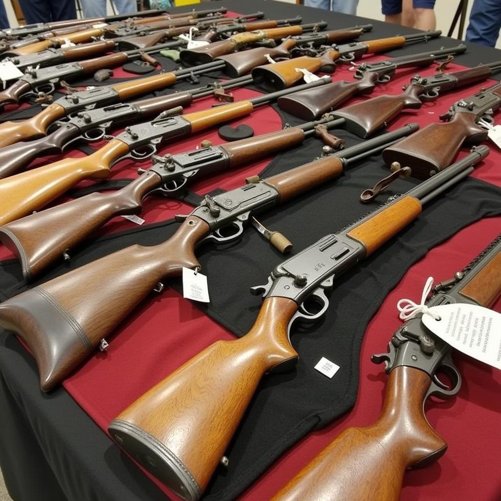 Antique Firearms Display at Valparaiso Gun Show