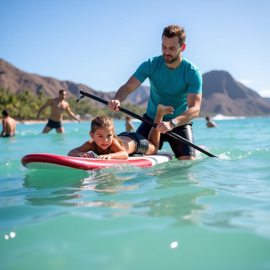 Waikiki Beach Surfing Lessons for Beginners