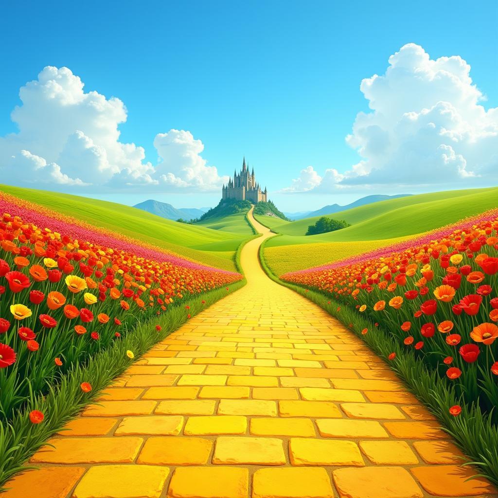 Yellow Brick Road Backdrop