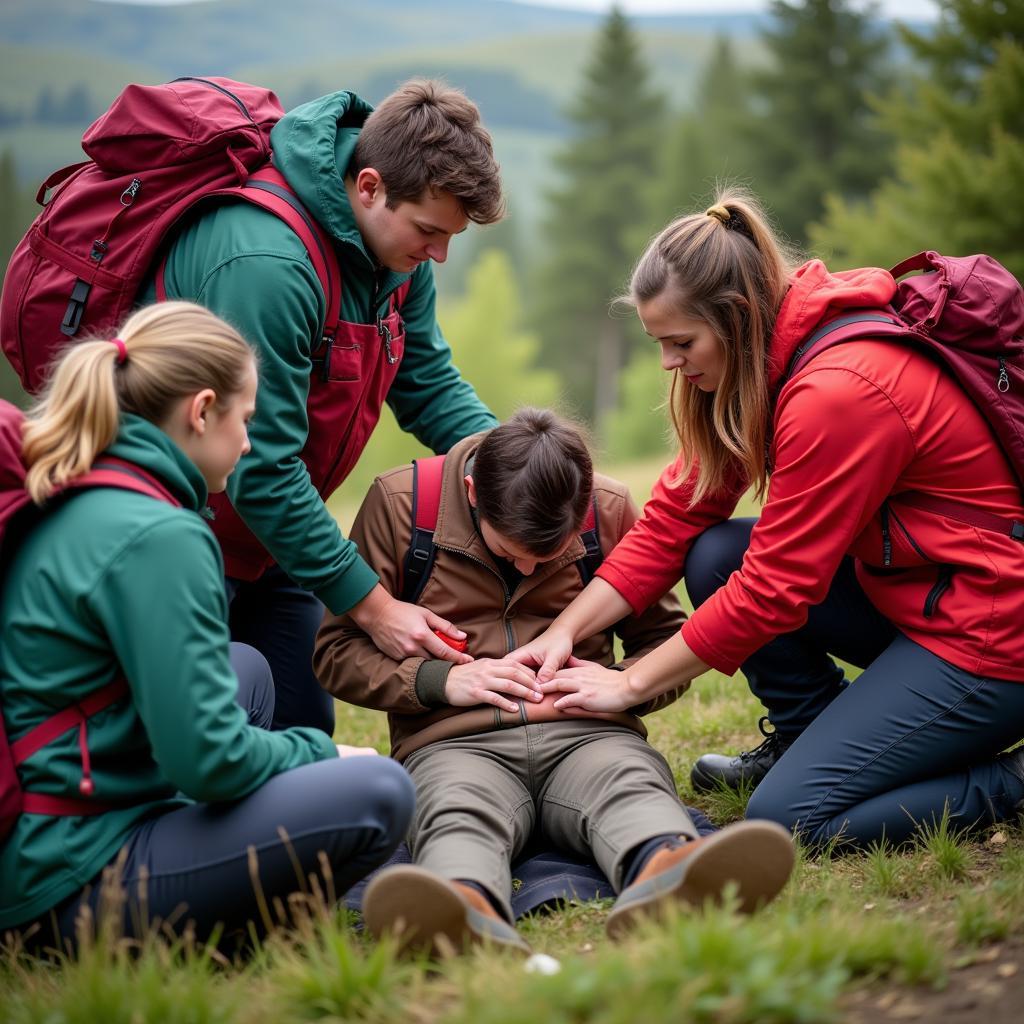 Handling emergencies during Duke of Edinburgh camping