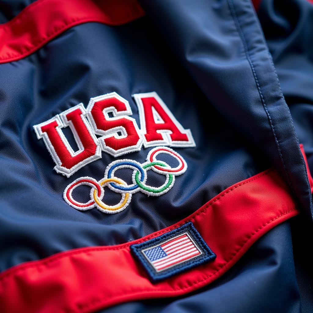 1996 USA Olympic Jacket Design Details