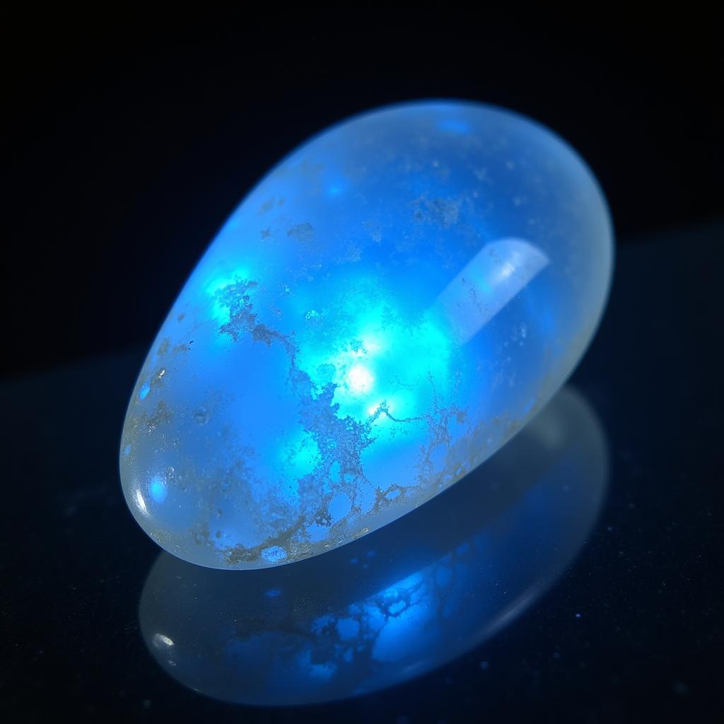 Adularescence in Sri Lankan Moonstone